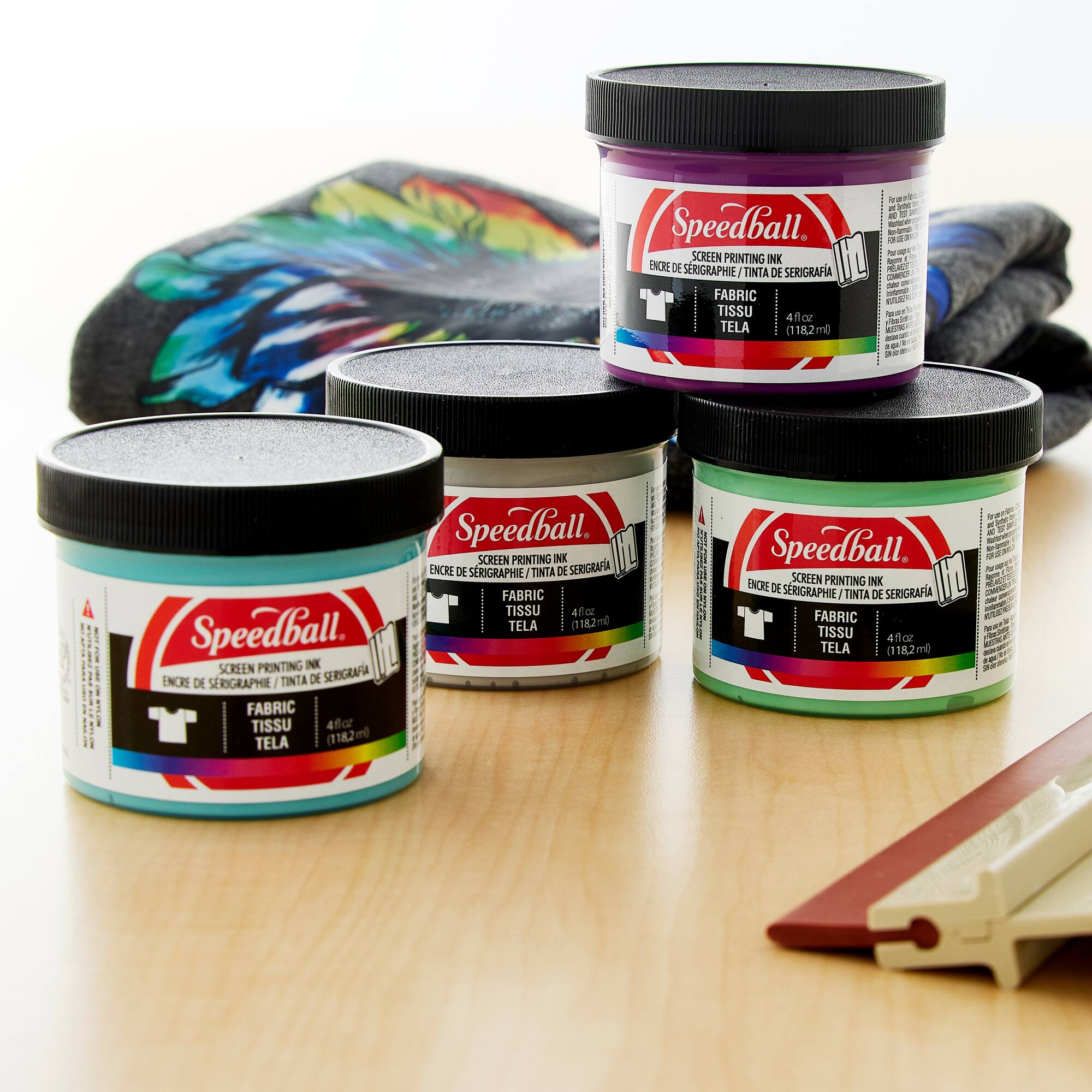 6 Packs: 4 ct. (24 total) Speedball® Energy Surge Screen Printing Inks
